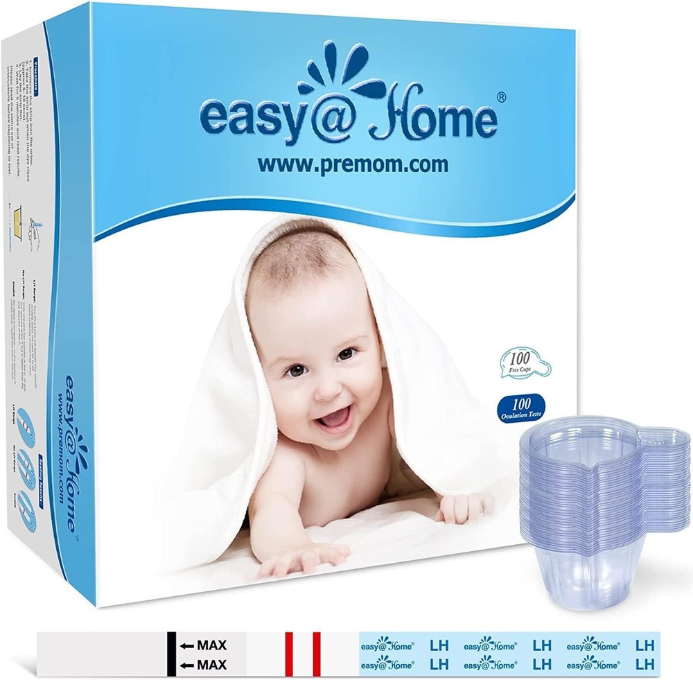 EasyHome Ovulation Test Strips, 100 Pack Fertility Tests, Ovulation Predicto...