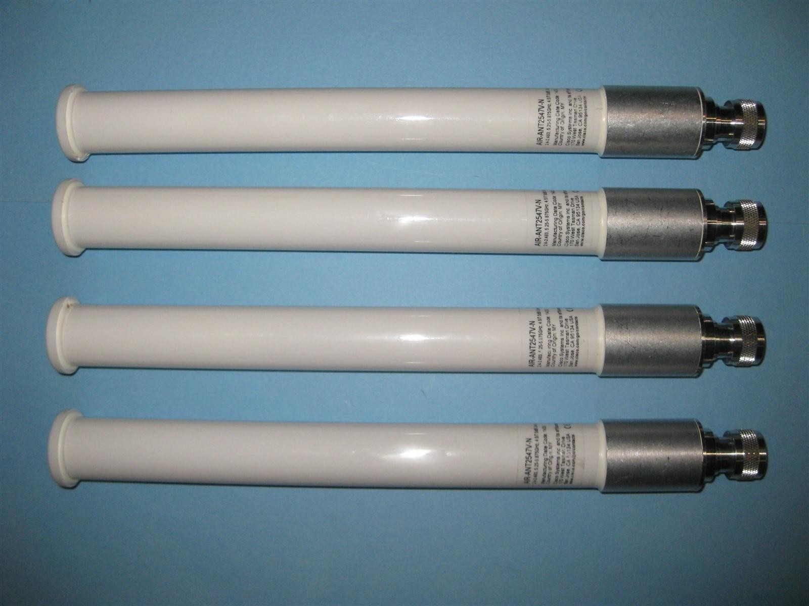 Cisco AIR-ANT2547V-N White Omni Antenna Kit 1530 1560 1570 Series Lot of 4