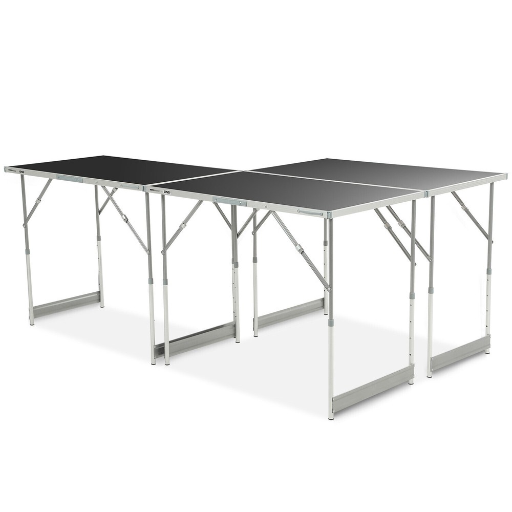 3 X 66.1LB Foldable Adjustable Aluminum Work Bench Professional Craftsmen DIY