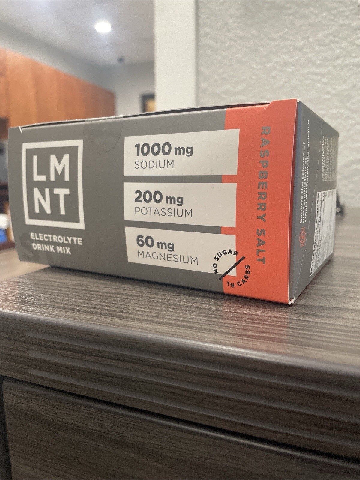 LMNT Electrolyte Drink Mix | Raspberry Salt | 30 Count - PACKETS ONLY