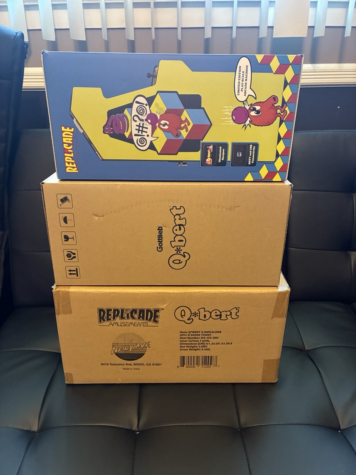 New Wave Toys Replicade Q*Bert Mini 1/6 Scale Arcade - Excellent - QBert