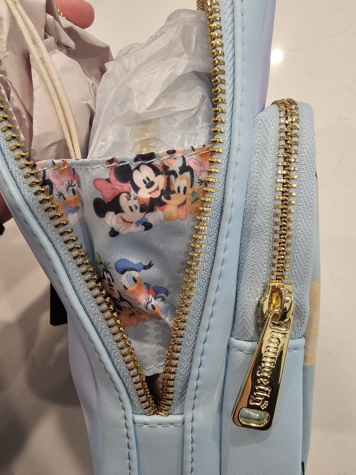 Loungefly Disney Mickey & Friends Tie Dye Crossbody Bag With Coin Purse NWT