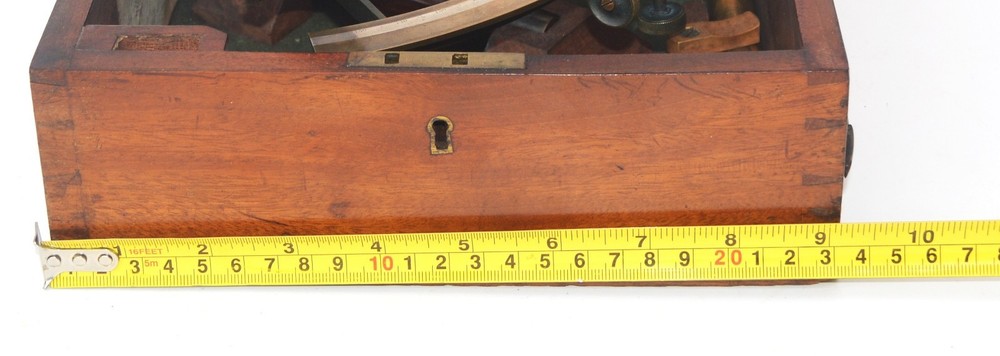 Sextant and case, smaller than normal size – George Whitbread.