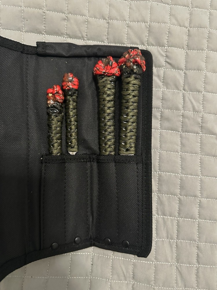 ColdSteel Throwing Spikes 4/Pack w/Pouch