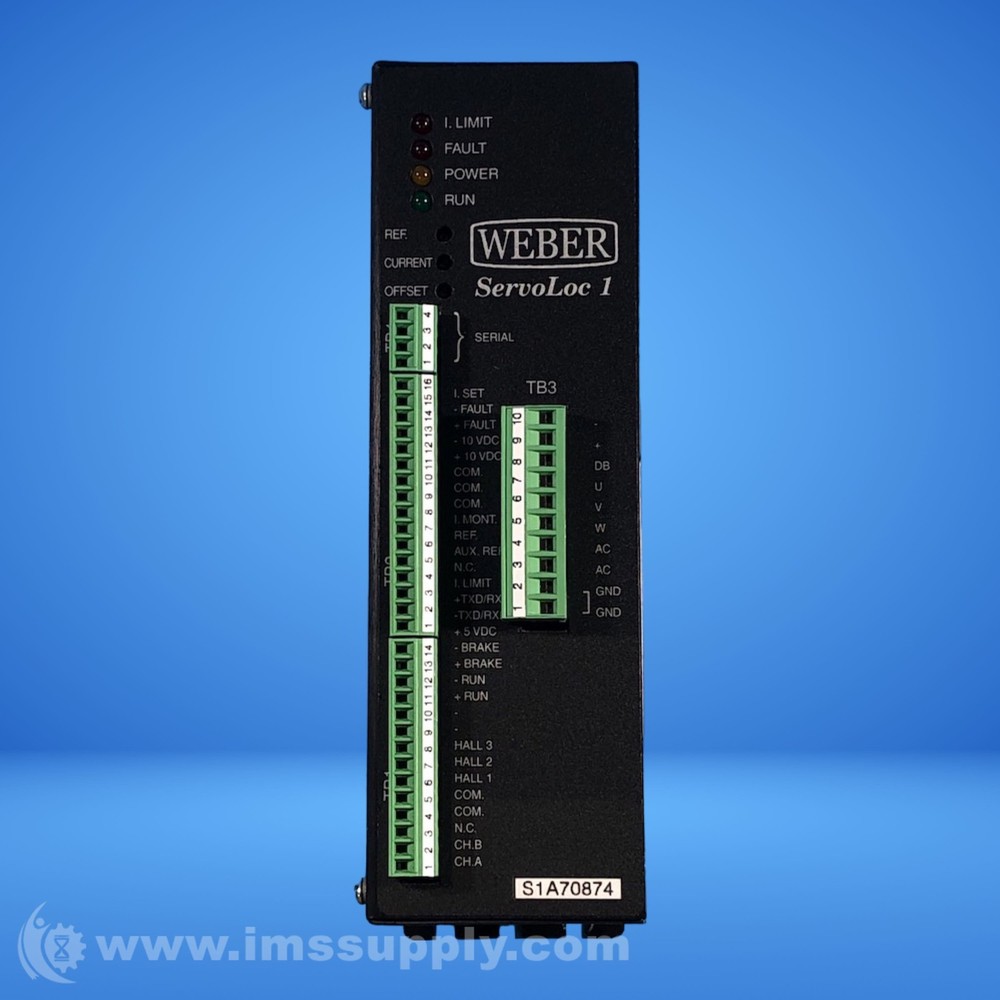 Weber S1A70874 Servoloc1 Servo Controller FNIP