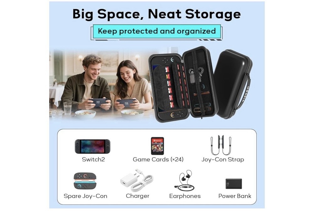 MOCADIA Switch 2 Case carrying case nintendo switch 2 case protector Hard Shell