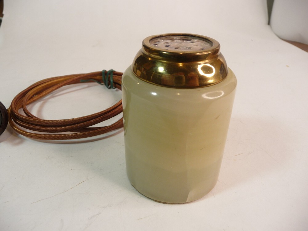 Vintage Alabaster Electric Cigar Cig. lighter