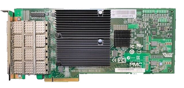 PMC PM8003 SCC  111-00341 4 Port QSFP Network Controller