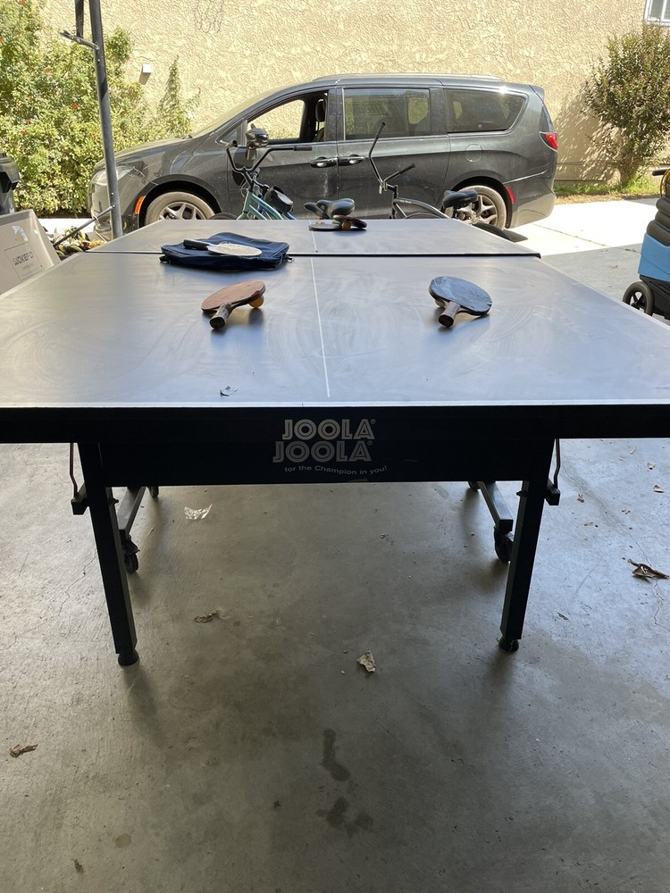 Foldable Ping Pong Table without Net  Indoor Outdoor Table Ping Pong Foldable