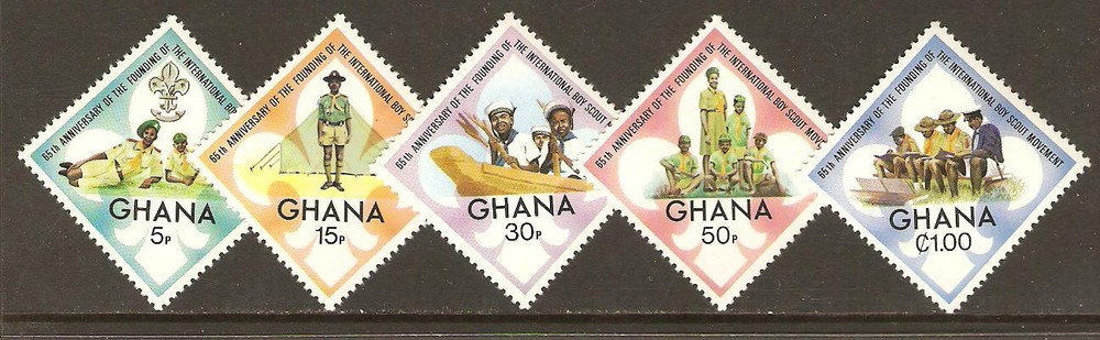 GHANA 1972 65th Ann SCOUTING Sea Scouts
