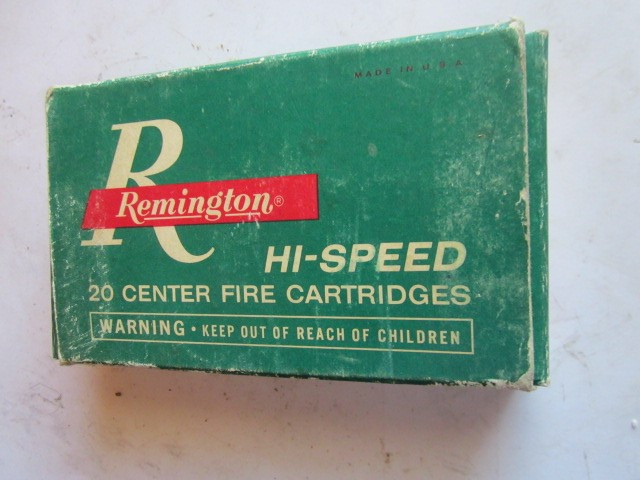 REMINGTON HI-SPEED 30-06 EMPTY BOX