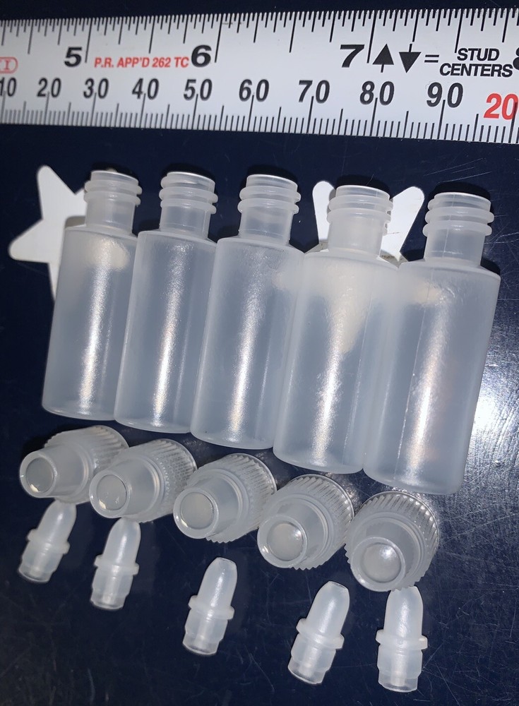 5pcs 2ml Empty Plastic Squeezable Dropper Bottles Oils Lubes Liquid Dropper LDPE