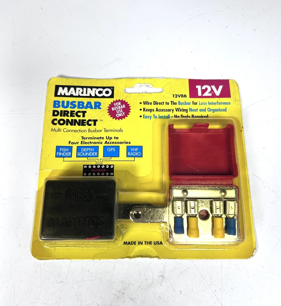 Marinco 12VBB, Multi Connection Busbar Terminal Direct Connect - 12V