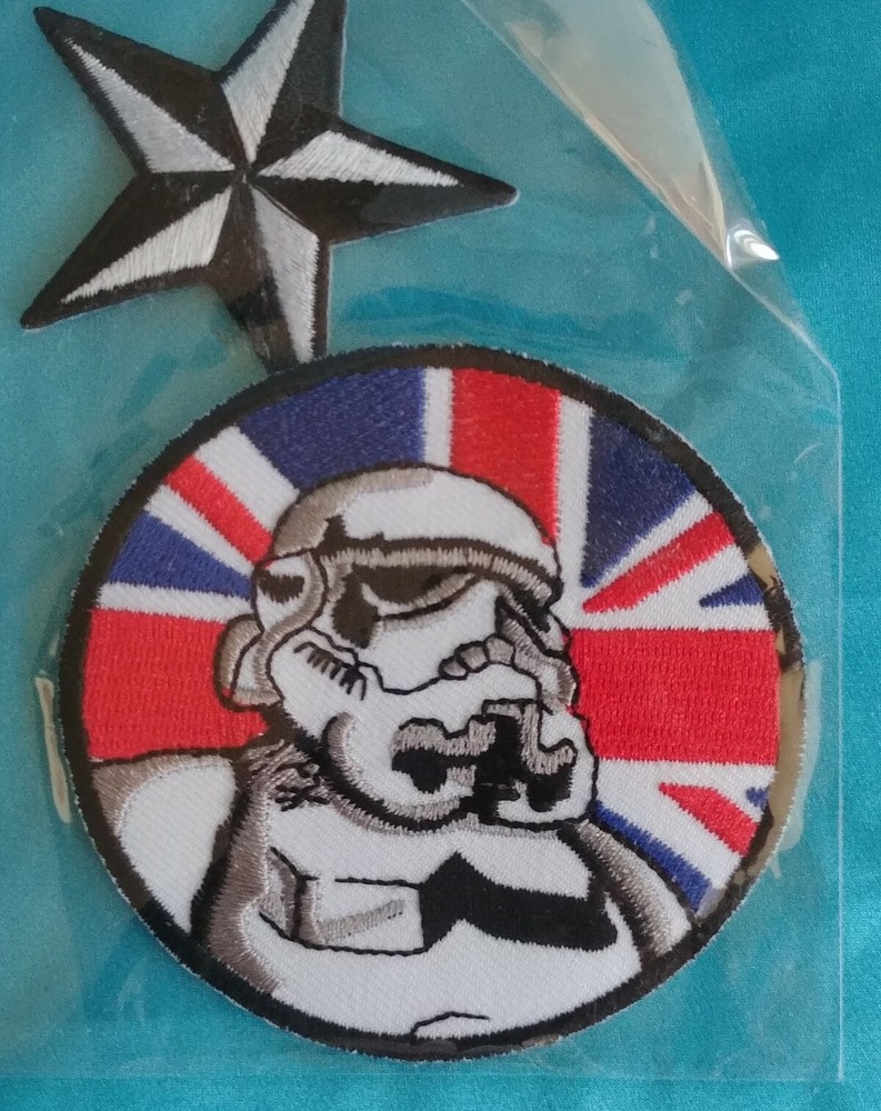 Star Wars Storm Trooper with U. K. British Flag Patch