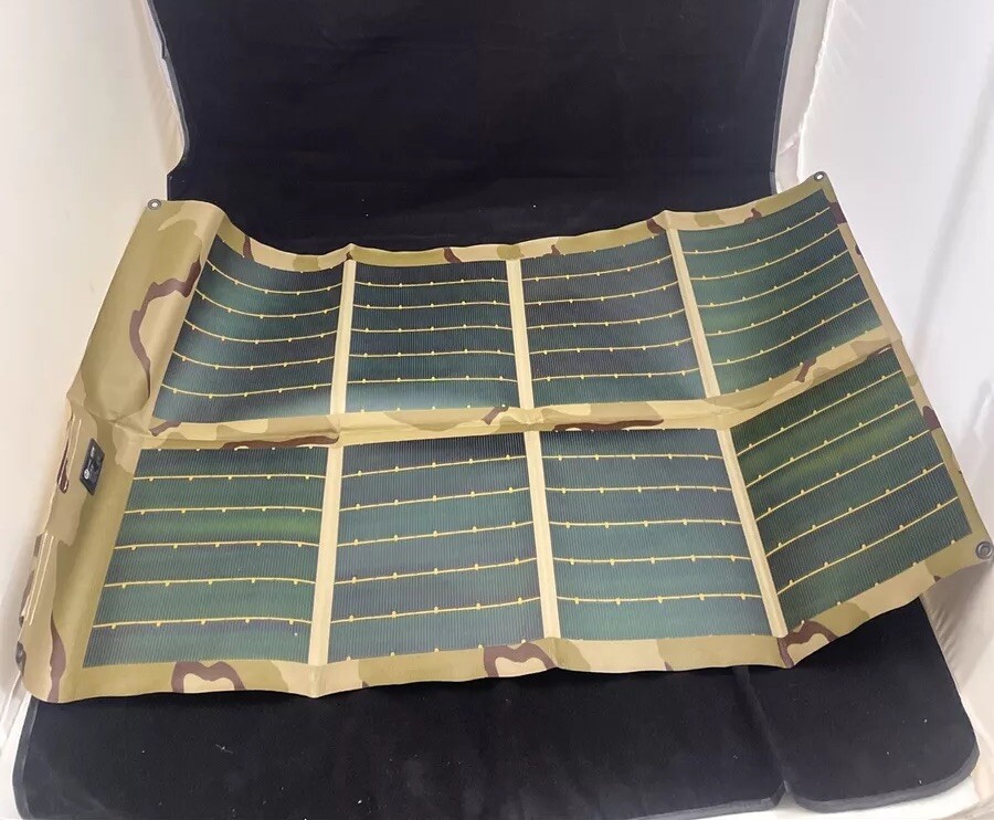 Iris Technology P3 Portable Folding Solar Panel Charger Military 60W 12V 18063