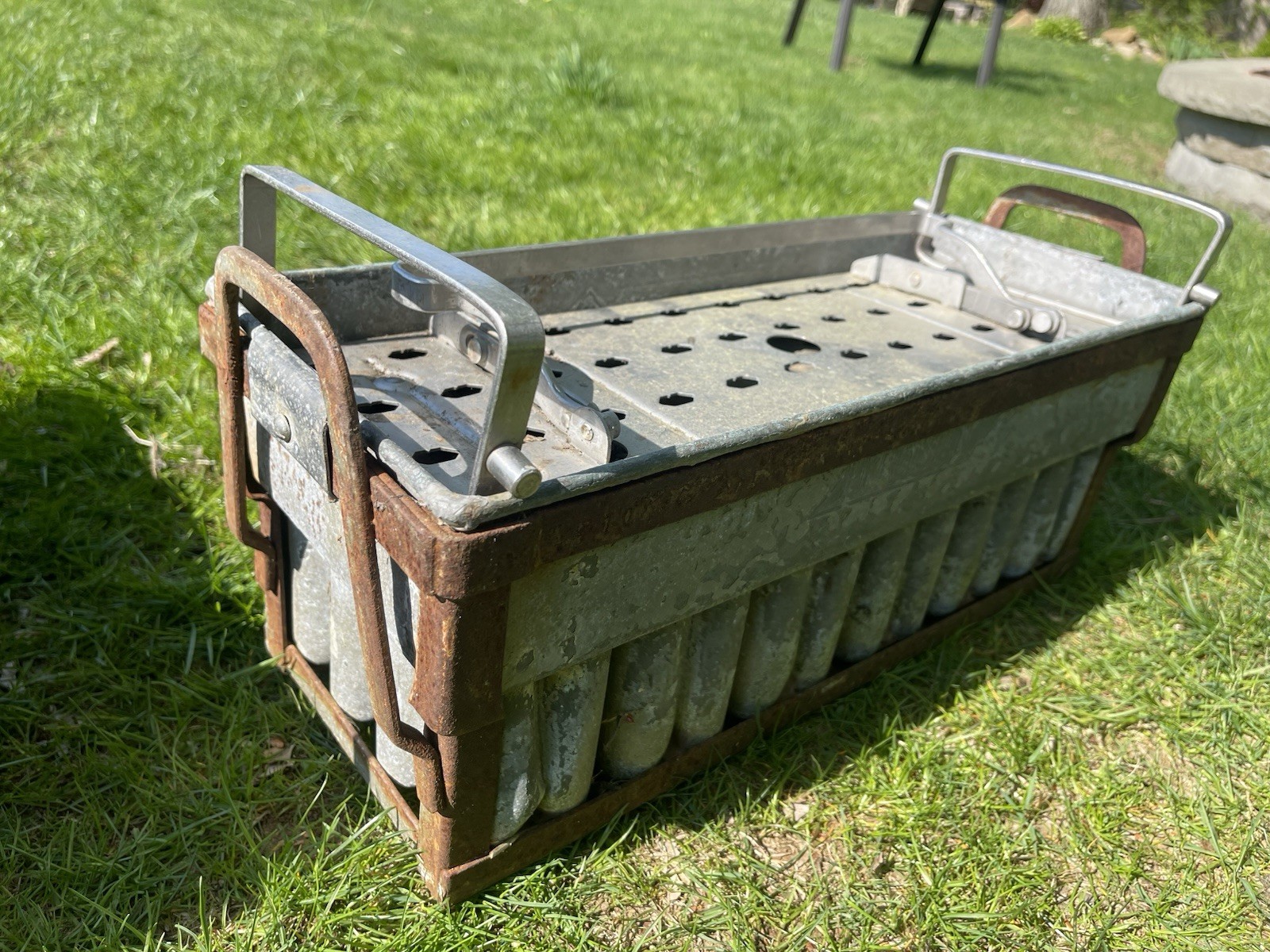 Two Antique Precision Popsicle Molds, 1920s Industrial USA