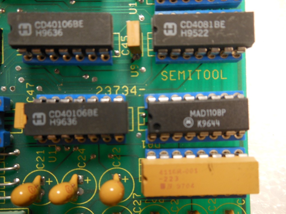 Semitool 23734-533 PCB, Quad Overtemp Board, W/Setpoint