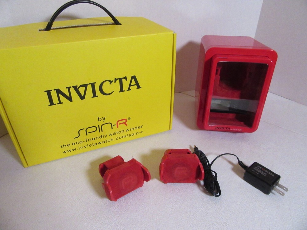 INVICTA by Spin-R Red  Watch Winder. Tested
