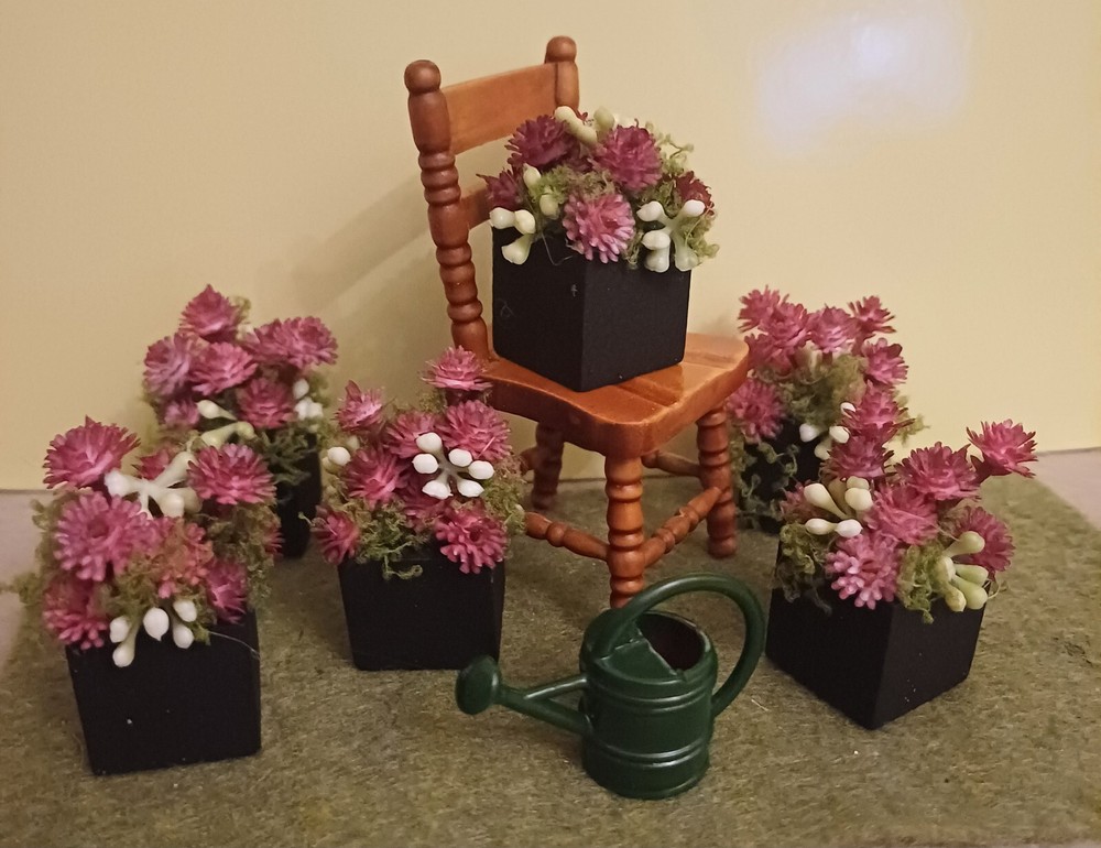 Flower Box with flowers