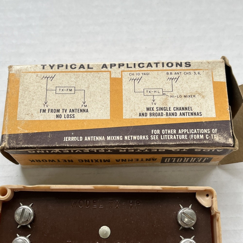 JERROLD Antenna Mixing Networks TX-HP High Pass Interference Filter