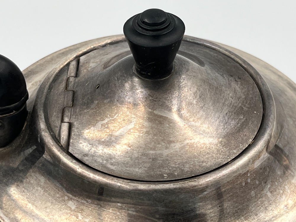 Antique silver plated teapot.