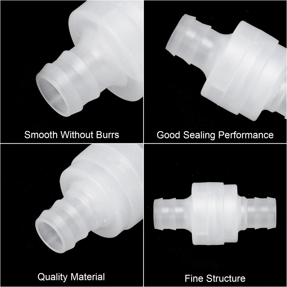 5Pack Non Return Check Valves 5/8" Dia One Way Inline Hose Connector