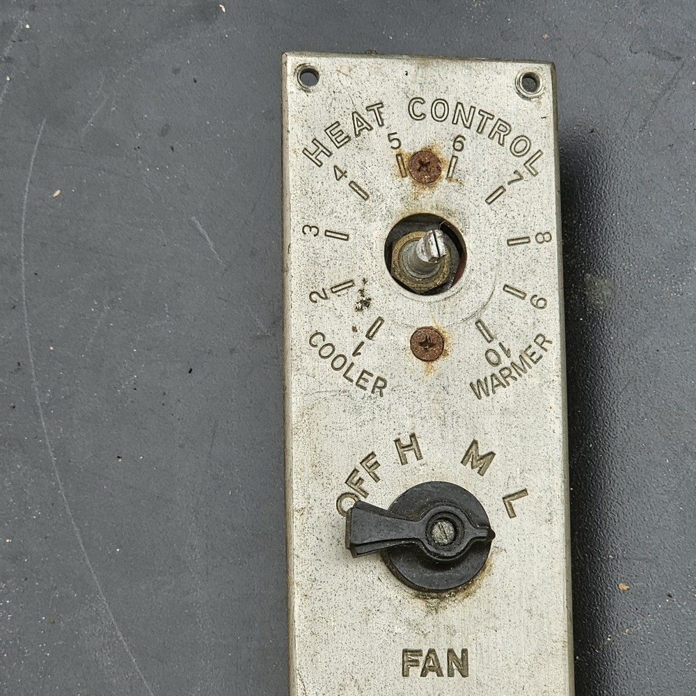 Antique Elevator Heat Control Panel Porter Call Button Ceiling Restoration