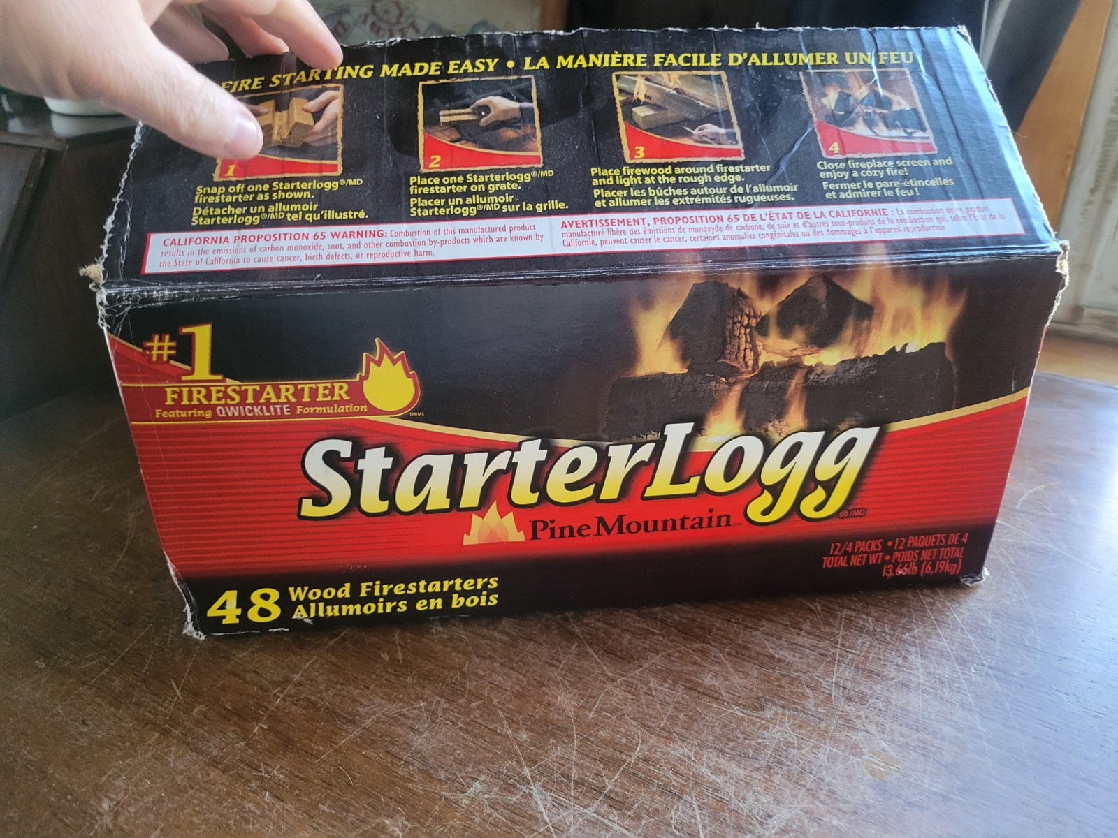 24 Starter Loggs And 1 Creosote Sweeping Log