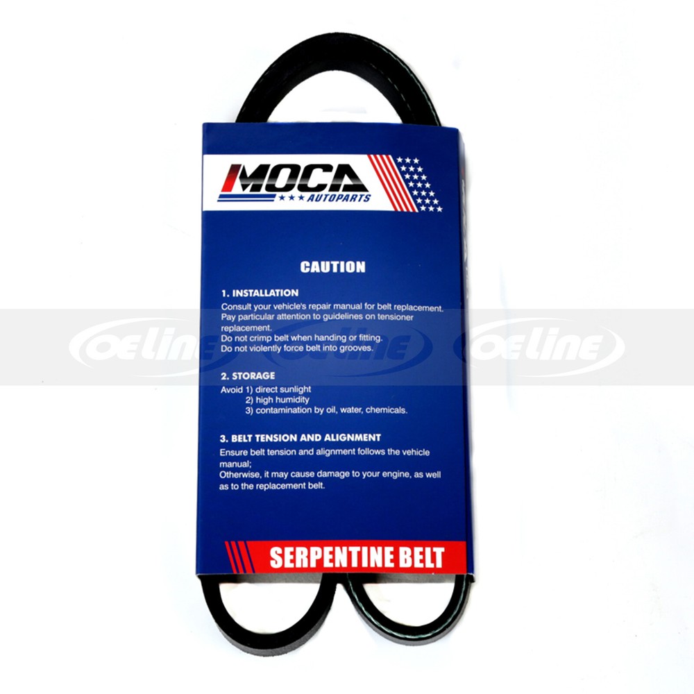 EPDM 2pcs Alternator-AC-Power Steering for Subaru Forester 2.5L Serpentine Belt