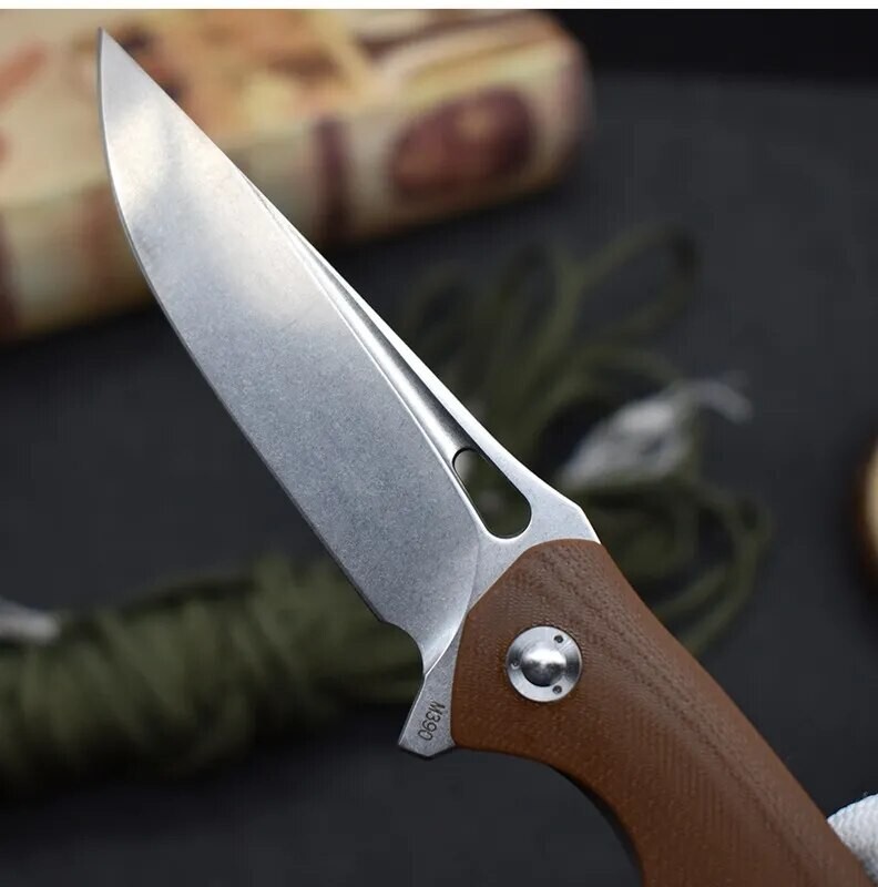 Foldable Hunting Knives Game Field Processing Skinning Bush Lock Blade Locking