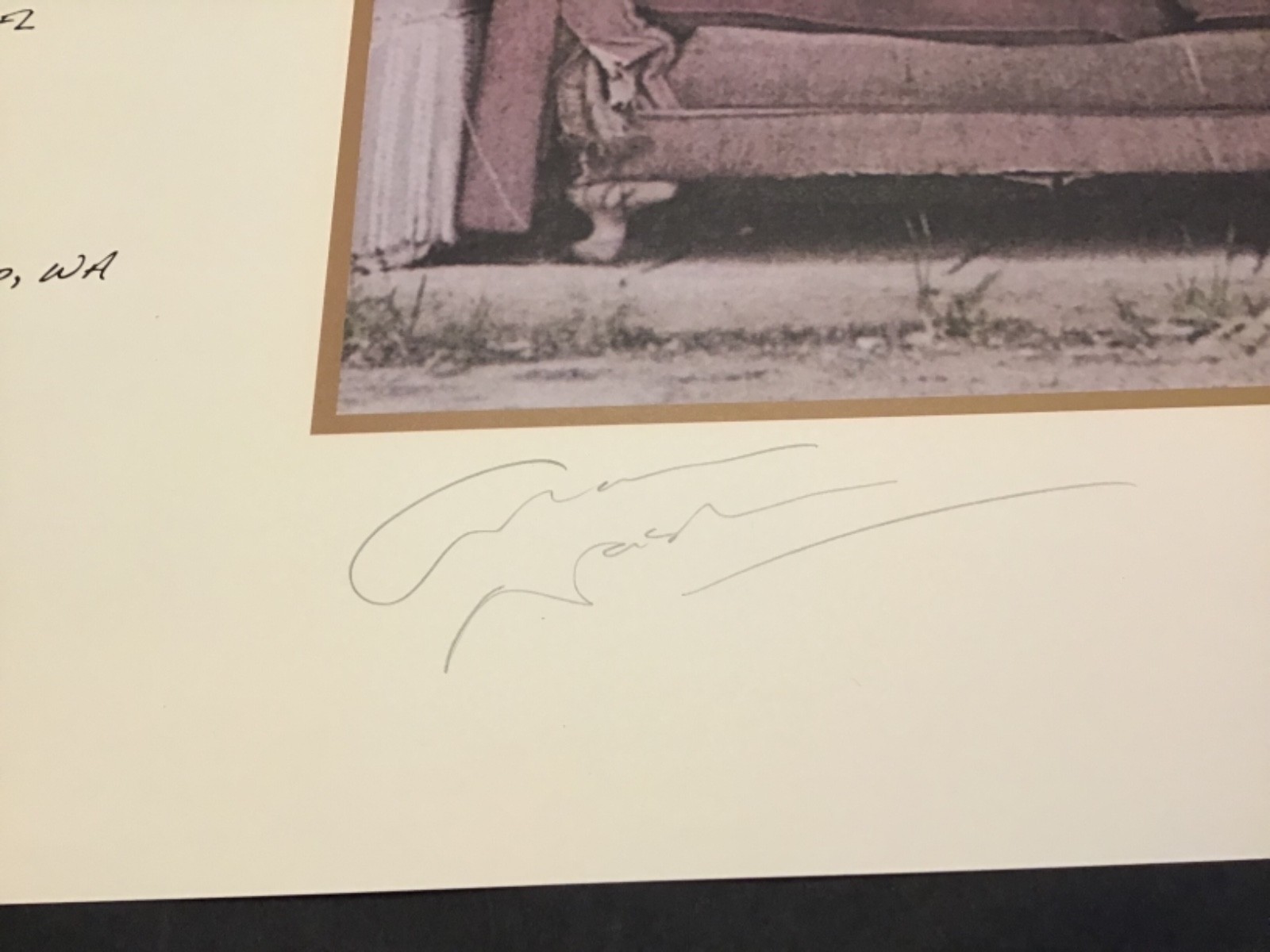 Crosby Stills & Nash Poster 2009 Autographed Neil Young Santa Barbara Coachella