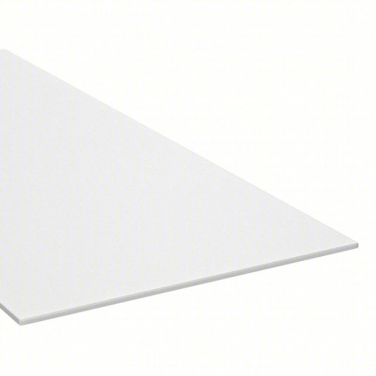 Plastic Sheet 1/8 Thick x 48" L X 24"  High Density Polyethylene Off-White HDPE