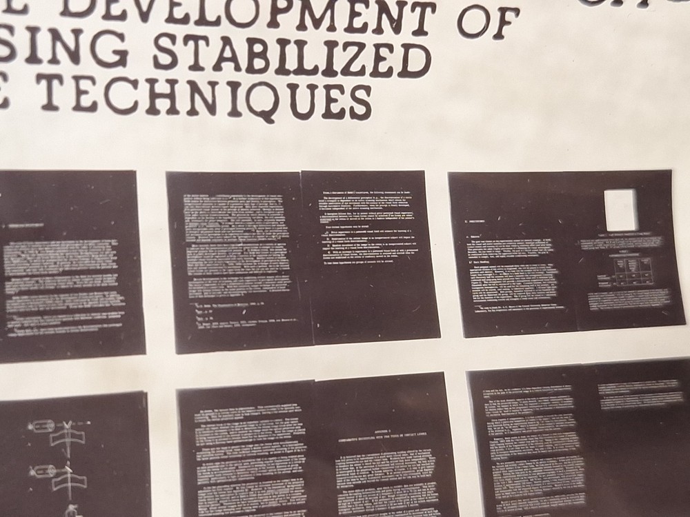Vtg Military Microfiche Studies In The Perception Using Retinal 1962 CPP-350
