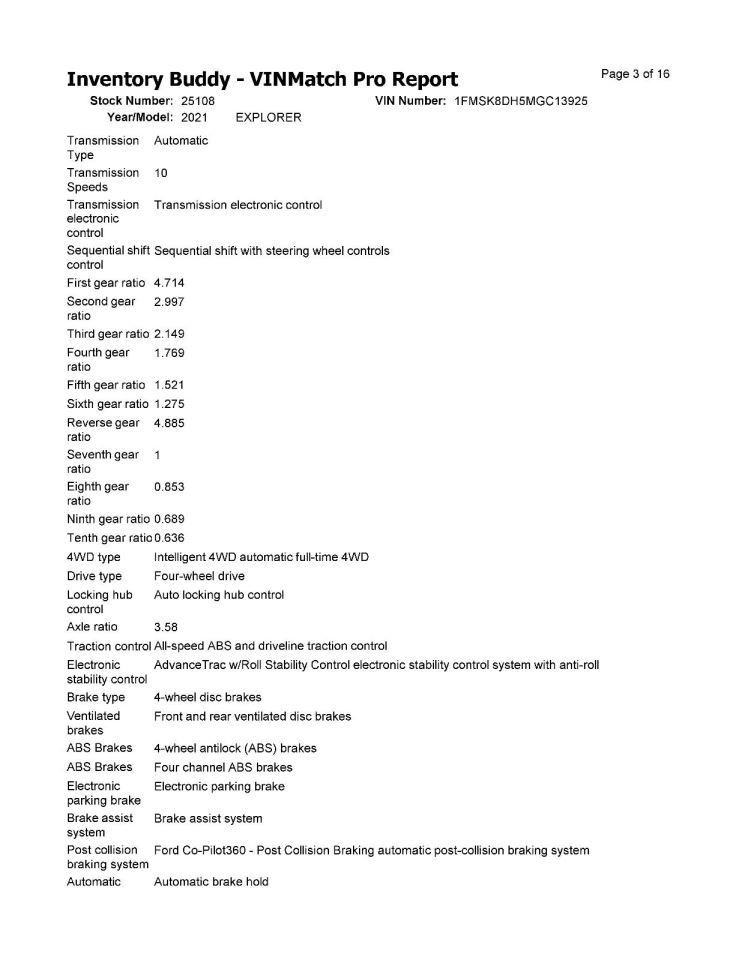 Camera/Projector Camera Windshield Mounted Fits 20-24 AVIATOR 1550915