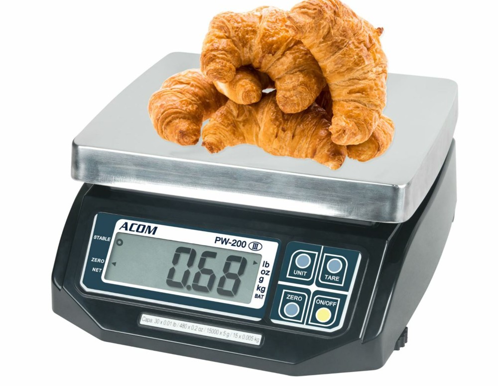 ACOM PW-200RS "CLOVER POS" Interface Portion Control Scale(work with CLOVER POS)