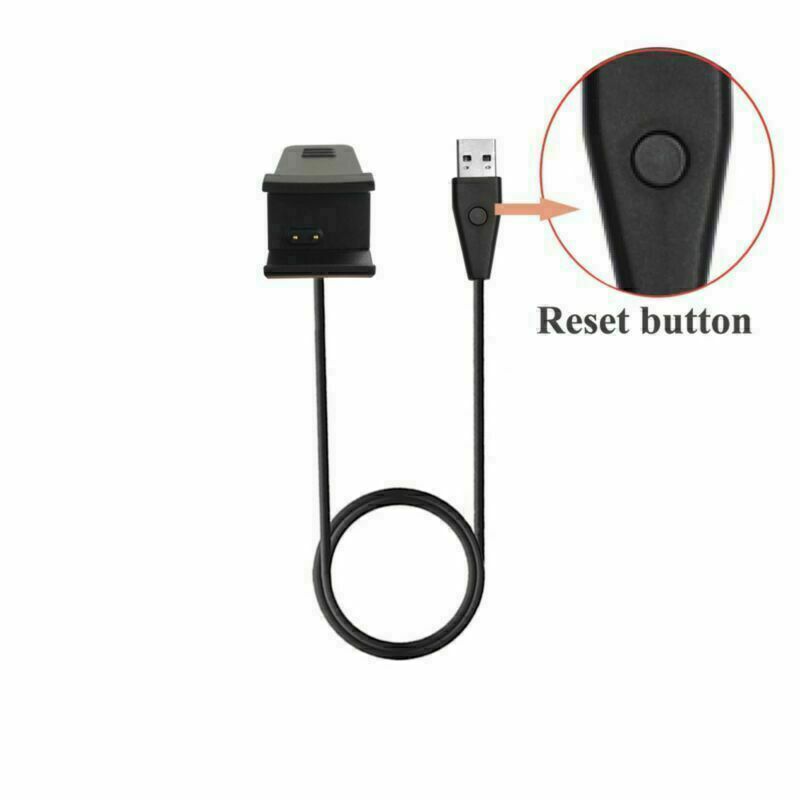 For Fitbit Alta Smart Watch USB Charger Charging Cable+Reset Button Replace 3US
