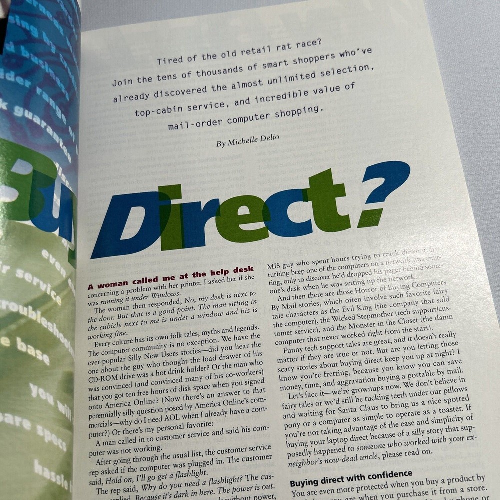 Portable Computing Direct Shipper Premium Issue 1997 Handheld PC Catalog