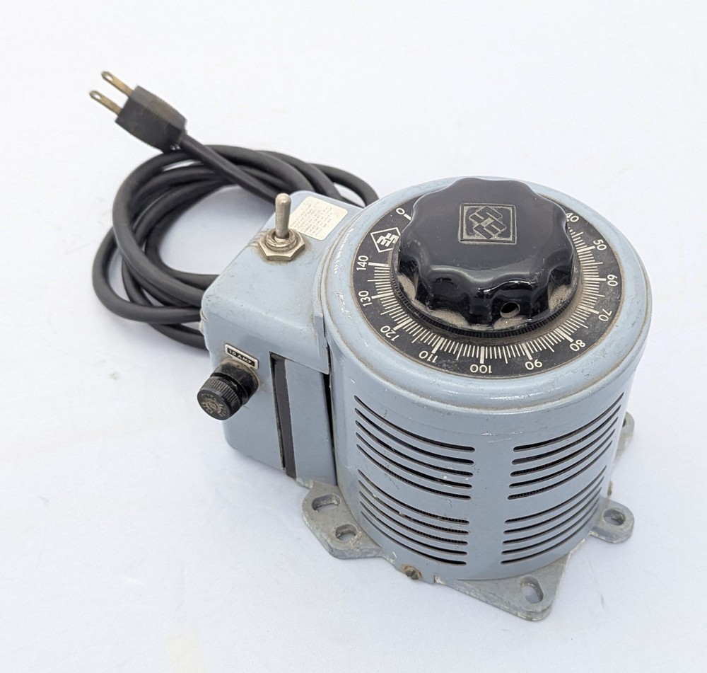 Powerstat 116B Variable Autotransformer Variac 0–140V 10A 1.4kVA – Untested