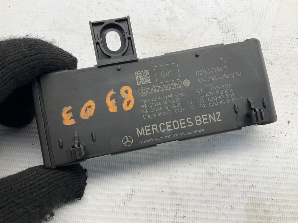 19-22 Mercedes E350 Trunk Lid Control Module T