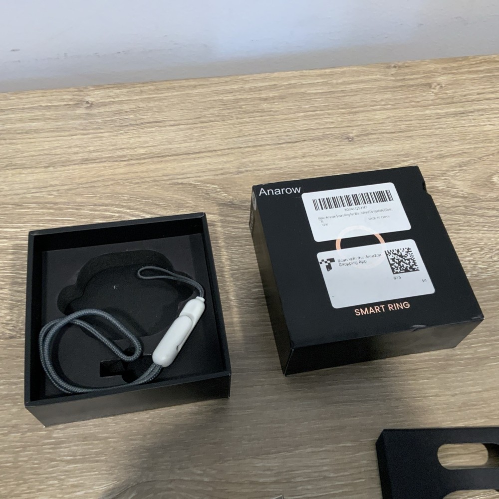 Anarow SMART RING Activity Tracker Smart Ring Black Hand Fitness iOS Android