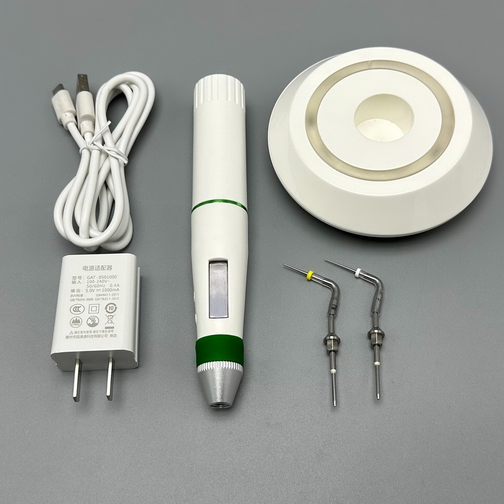 Dental Gutta Percha Obturation System Endo Heated Pen Wireless Eododontic+2 Tips