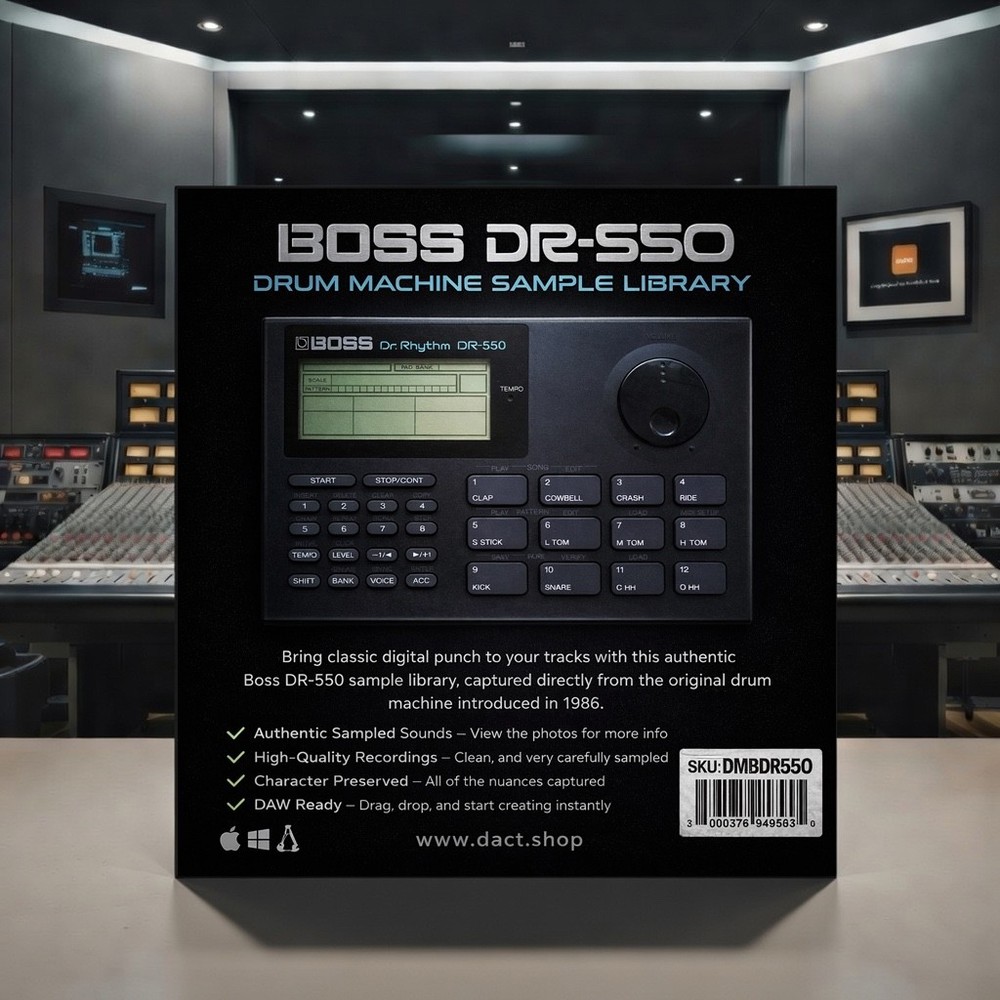 Boss DR-550 Drum Machine Sample Library