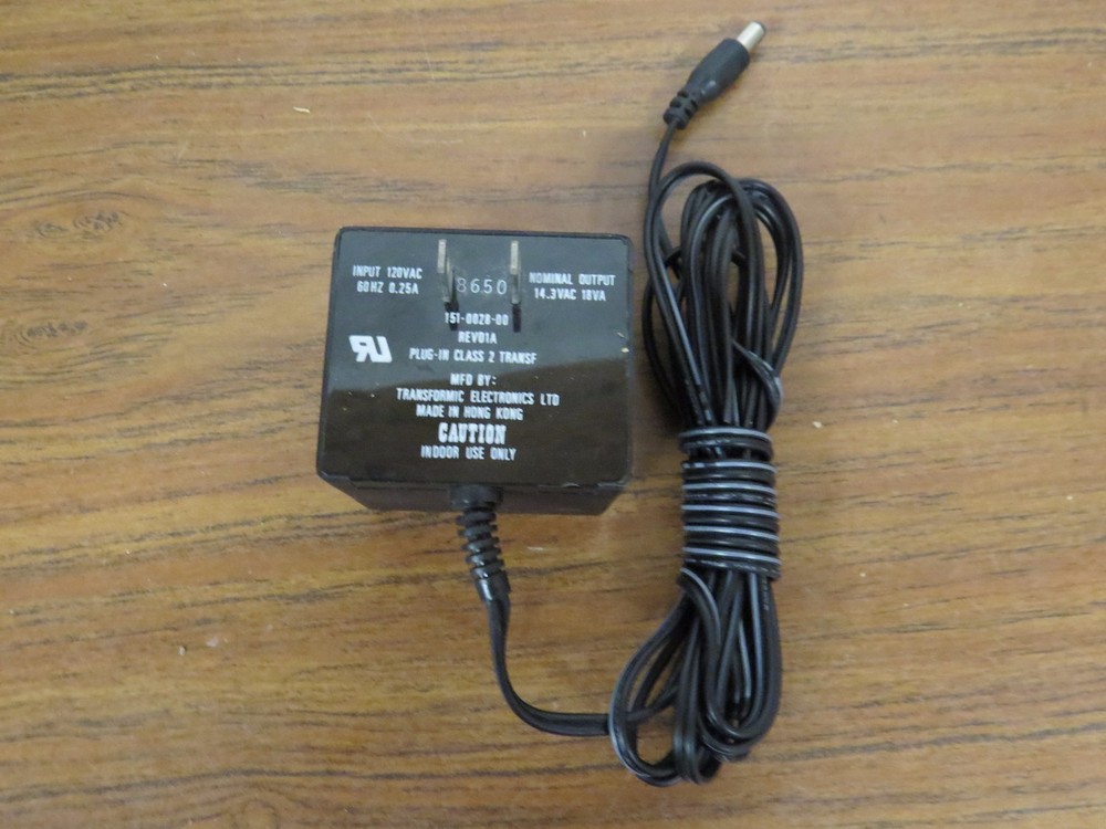 + Class 2 Transformer 151-0028-00 14.3VAC 18VA