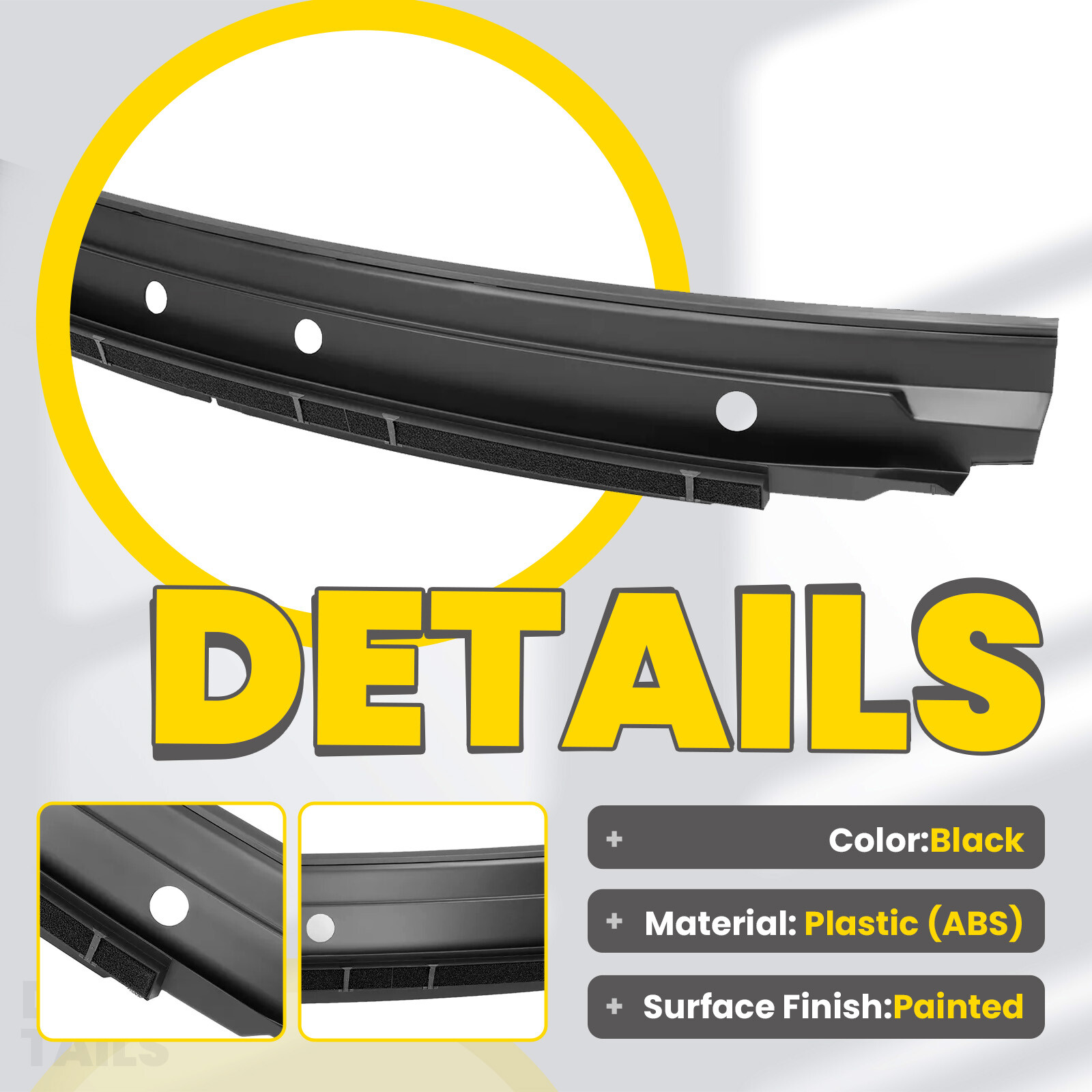 FOR LAND ROVER DISCOVERY 2 II 99-04 WINDSHIELD COWL MOLDING WIPER PANEL COVER