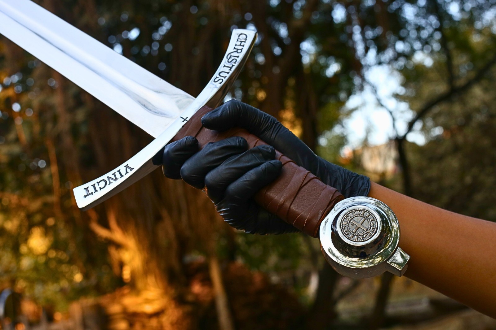 38" Knights Templar Sword Medieval Crusader Replica w/ Scabbard