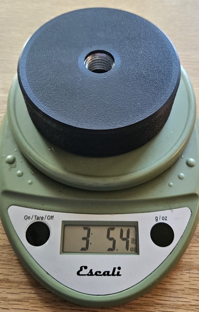 Unitron Threaded Counterweights For 4" Equatorial Telescope Mount (Replicas)