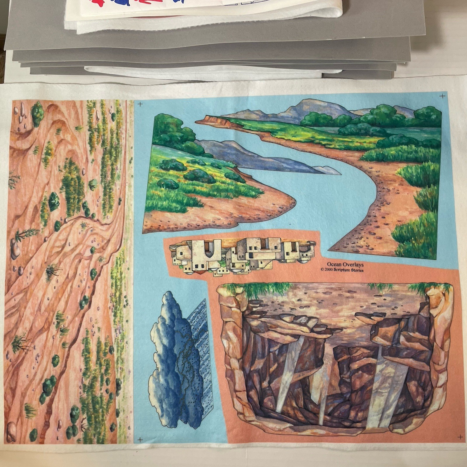 Bible Story Felt Flannel Board Sunday Home School 4 Stories Joseph David Daniel