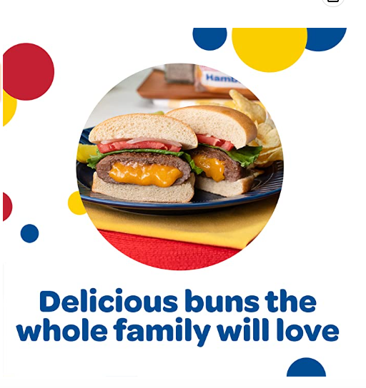 Wonder Bread Classic Hamburger Buns - 15 oz Package