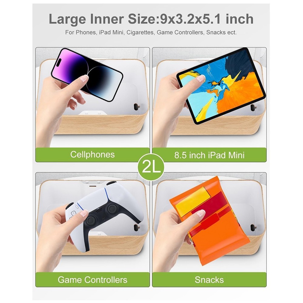 Timed Lock Box: Unplug with Timer-Controlled Phone Storage for Better1146