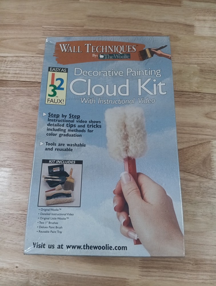 Woolie Cloud Kit Decorative Painting Wall Techniques New Sealed